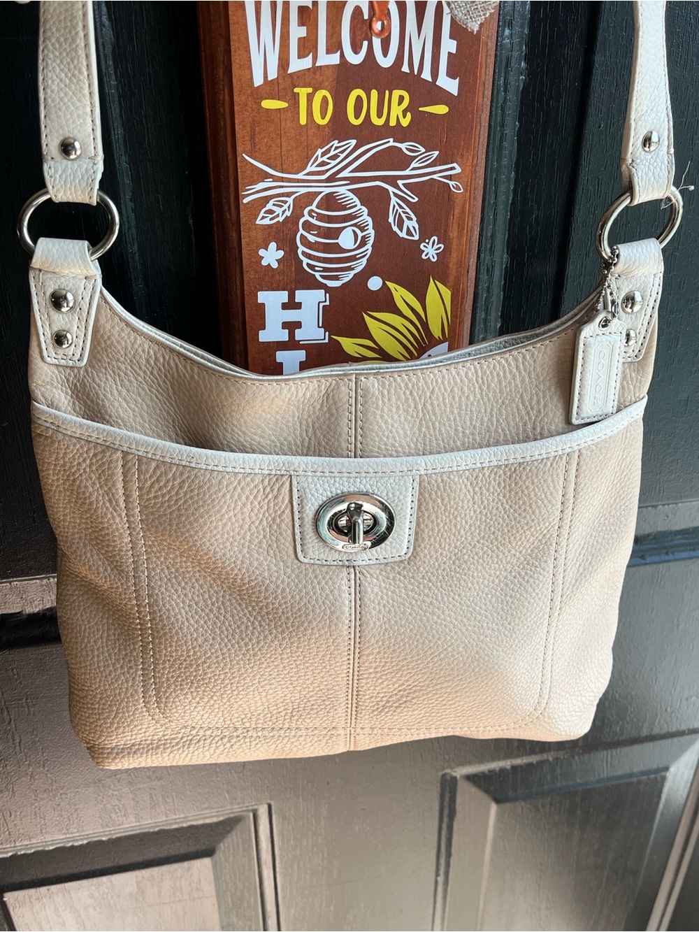 Coach Penelope pebbled leather crossbody